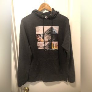 DUCK CO EUC Men's Da Beach House Maui Hooded Sweatshirt Size L